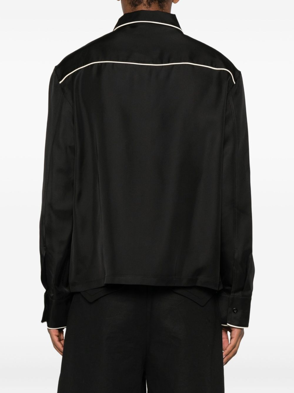 zip-front shirt - 4