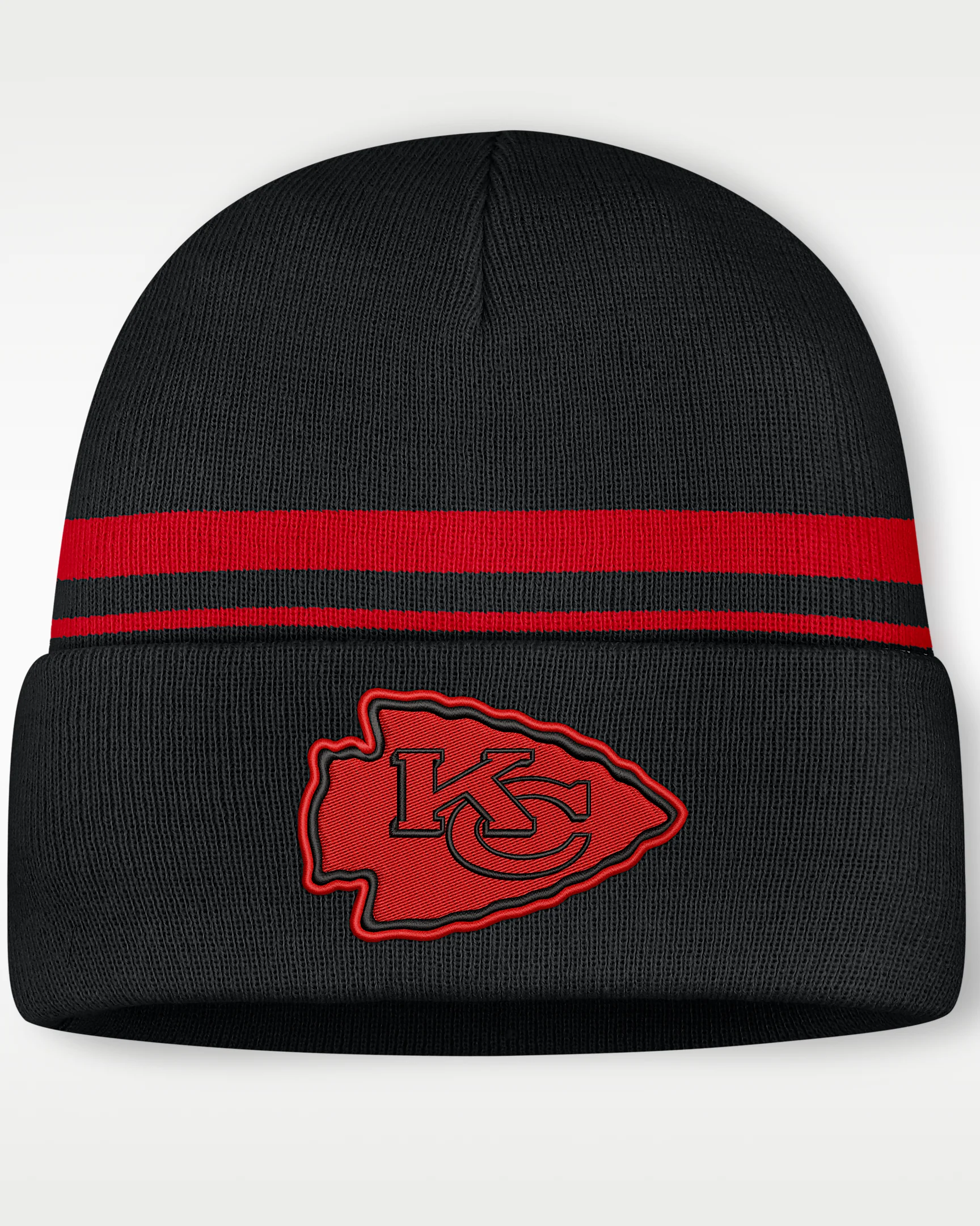 Kansas City Chiefs Primetime Utility Men's Nike NFL Cuffed Beanie - 1