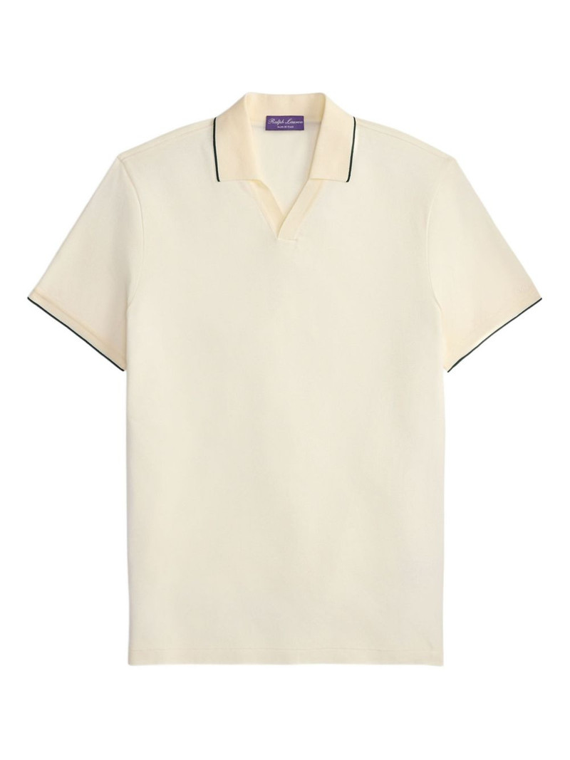 V-neck polo shirt 1