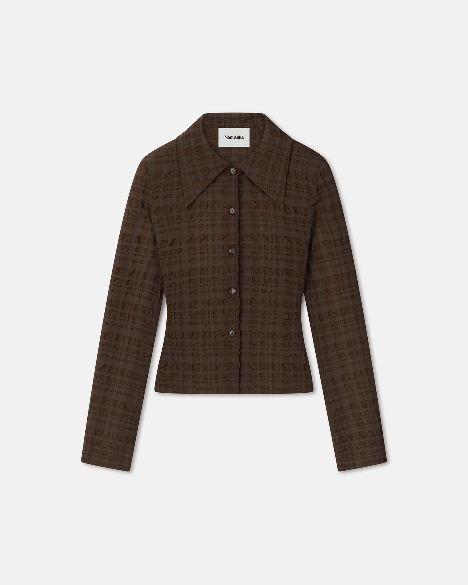 Checked Seersucker Shirt - 4