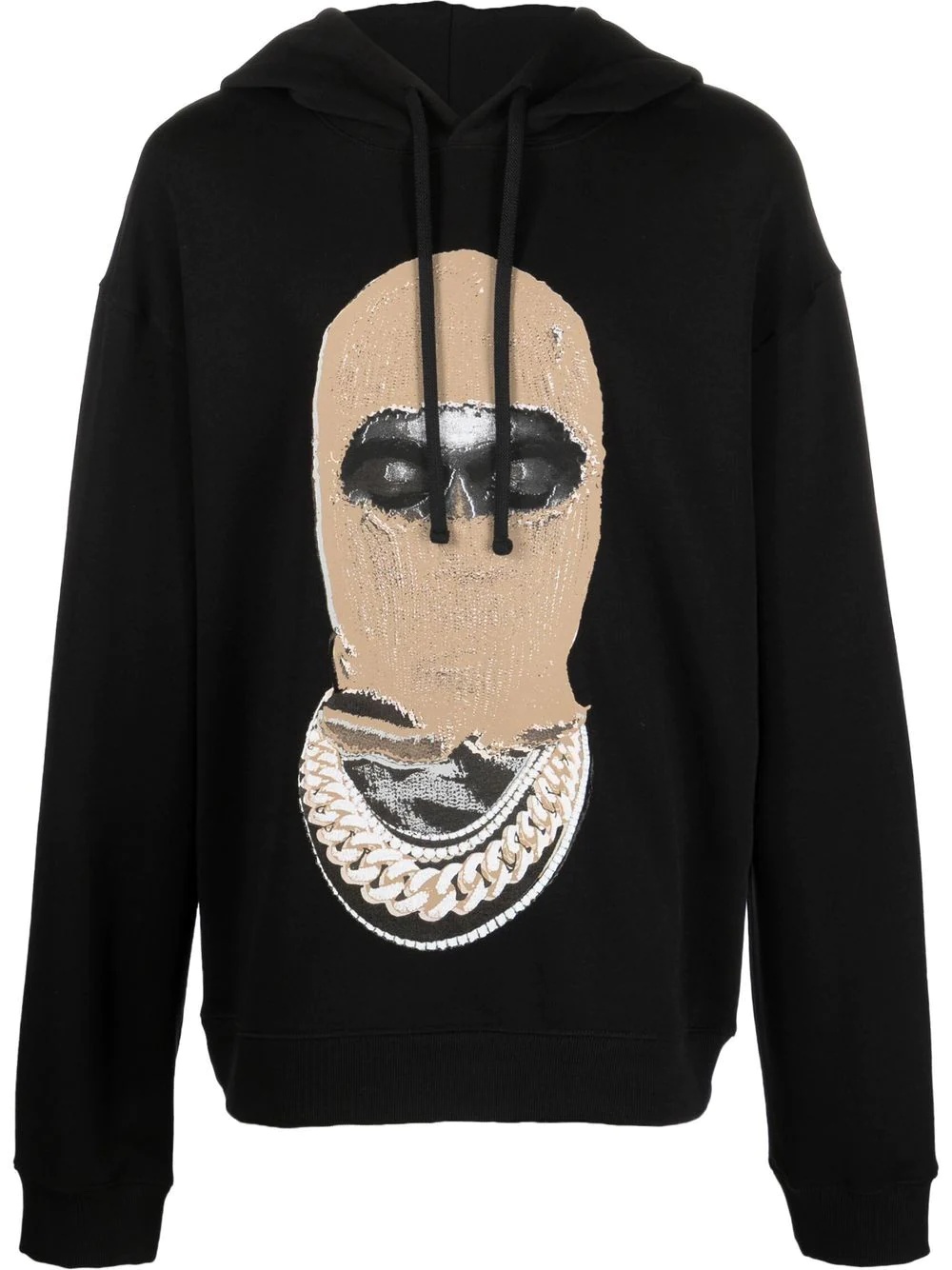 graphic-print long-sleeve hoodie - 1