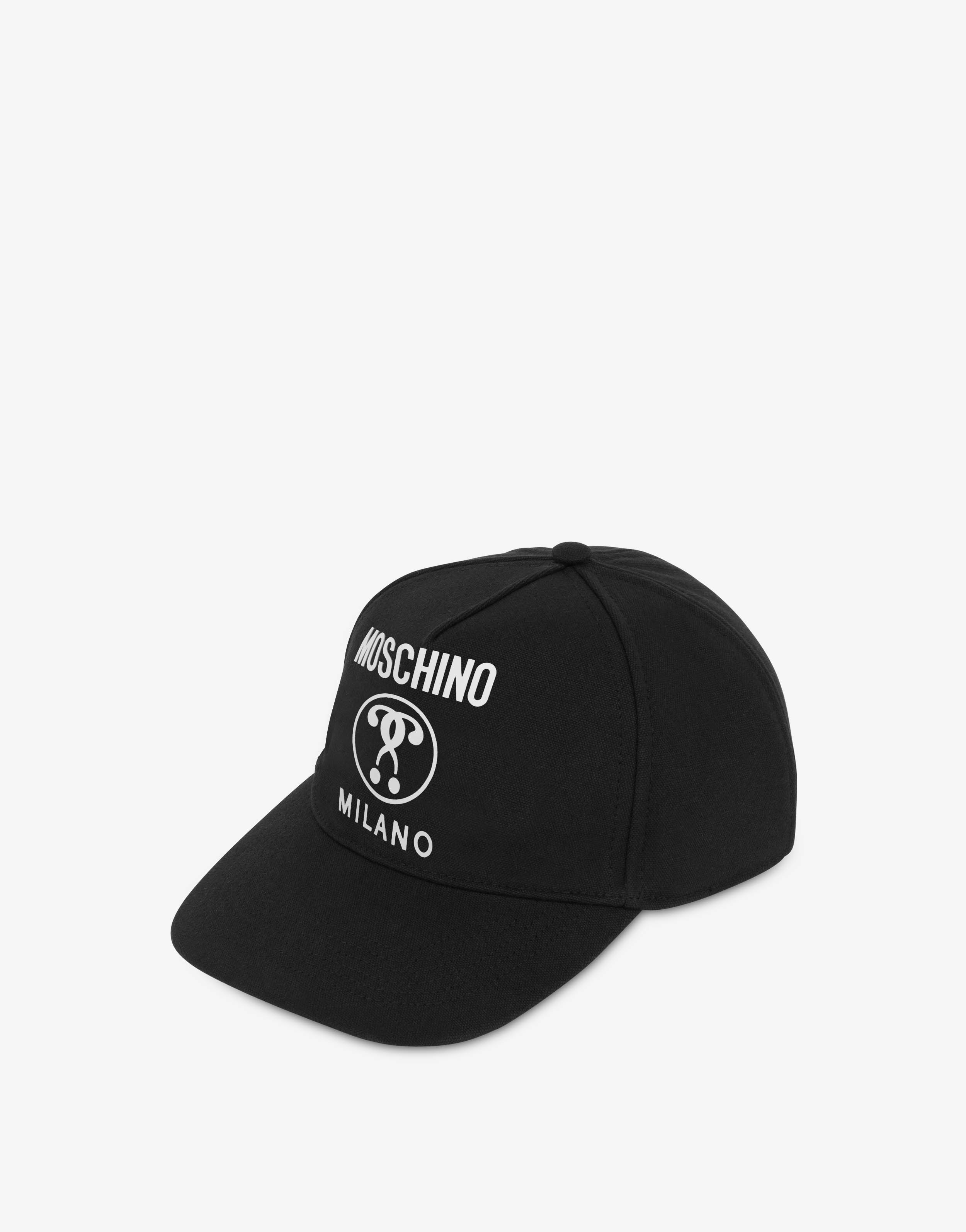 DOUBLE QUESTION MARK CANVAS HAT - 3