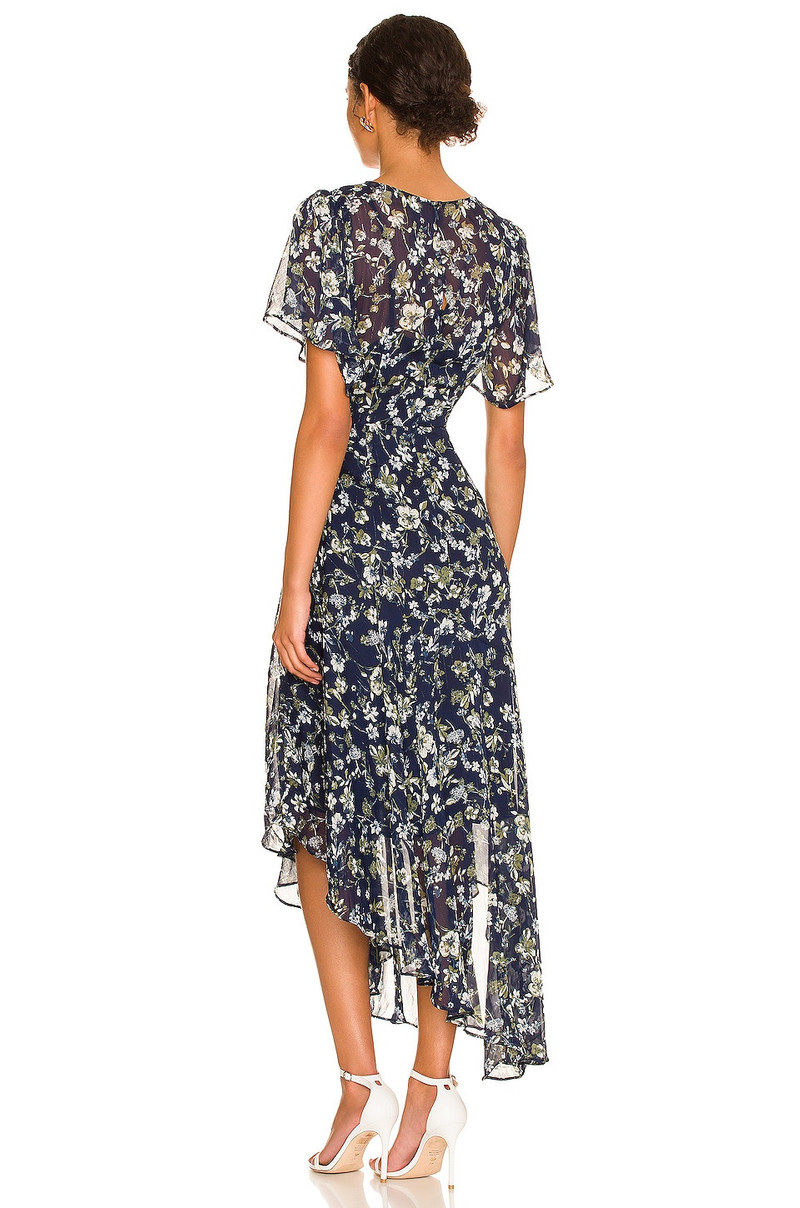 ASTR THE LABEL Flutter Sleeve Maxi Dress outlook