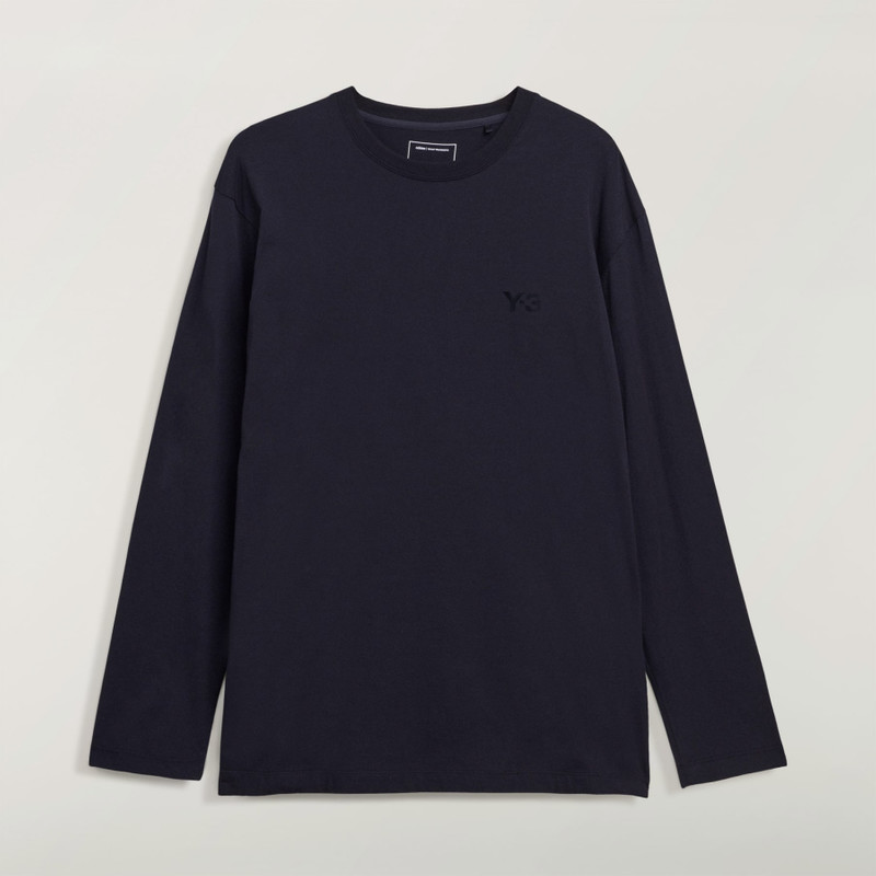 Y-3 LOGO LONG SLEEVE TEE 1