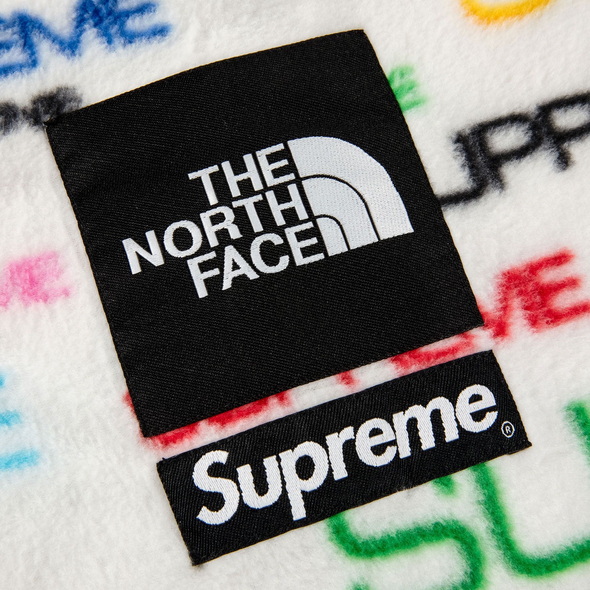 Supreme x The North Face Steep Tech Fleece Jacket 'White' - 3