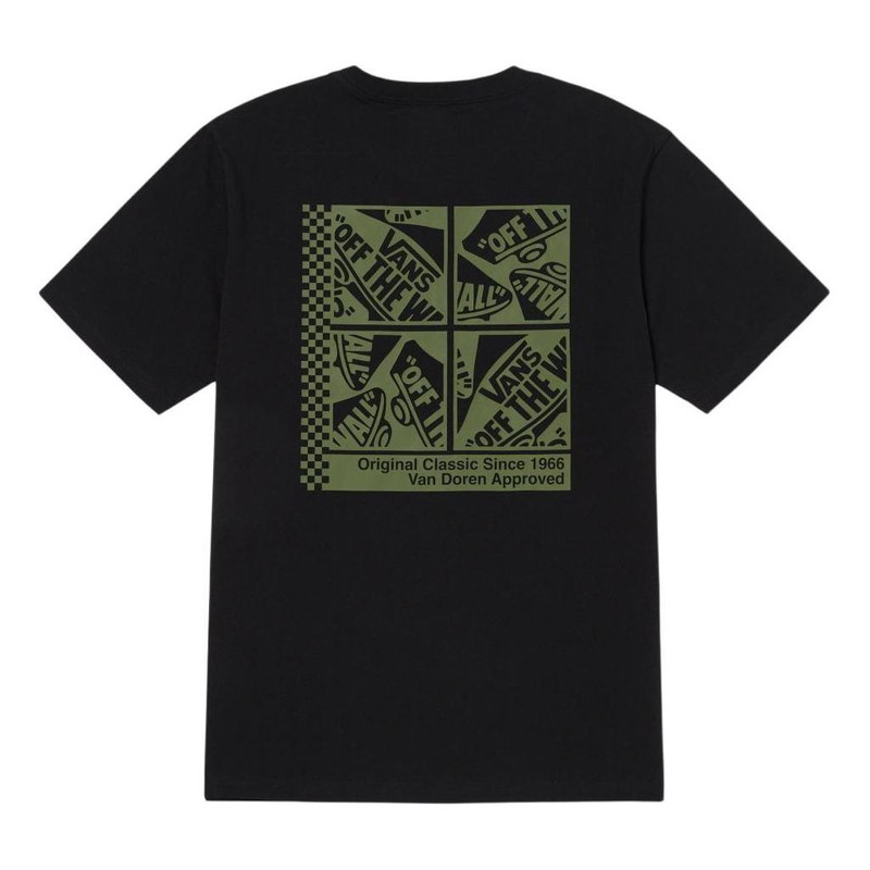 Vans Vans Overstimulated Skates Graphic T-Shirt 'Black Green' VN000GQJBLK outlook