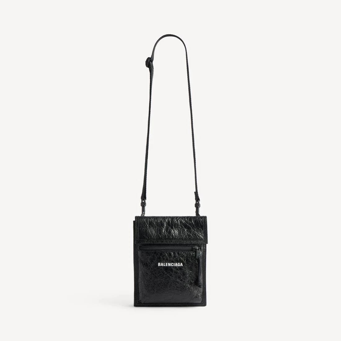 Men's Explorer Small Pouch With Strap in Black - 1