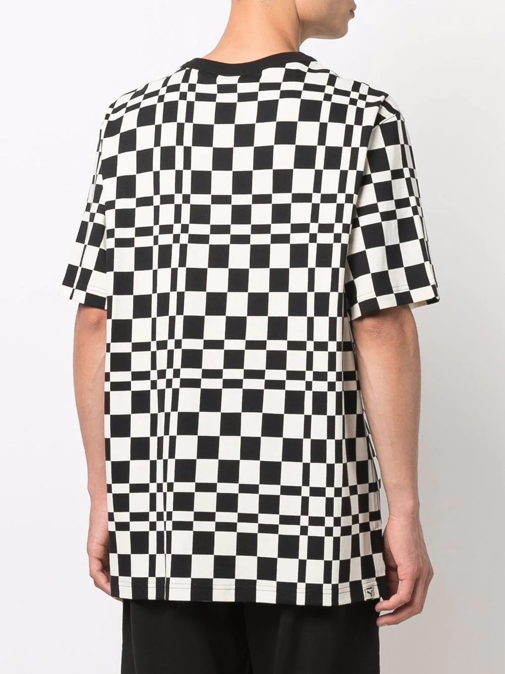 Downtown Checked cotton T-shirt - 4