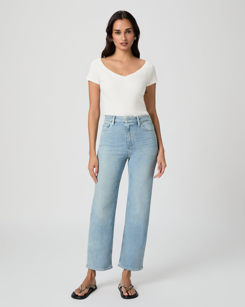 PAIGE Stevie Ankle Straight Jean outlook