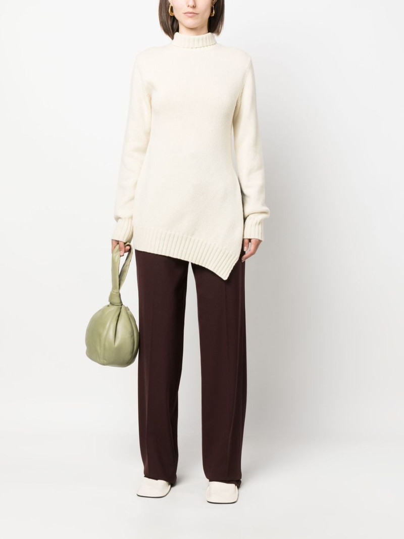 Jil Sander asymmetric-hem jumper outlook
