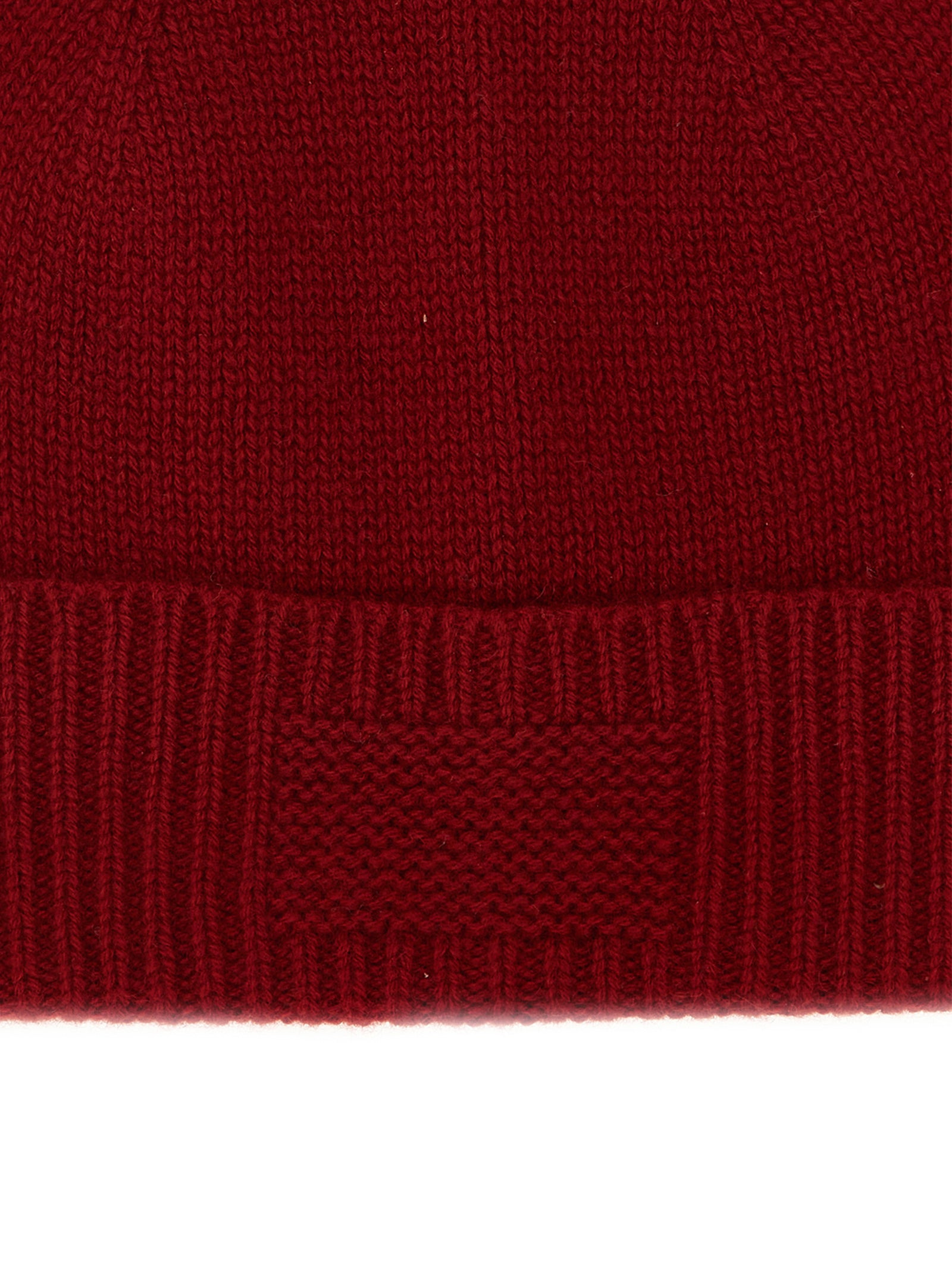 Rib Cuff Hats Red - 3