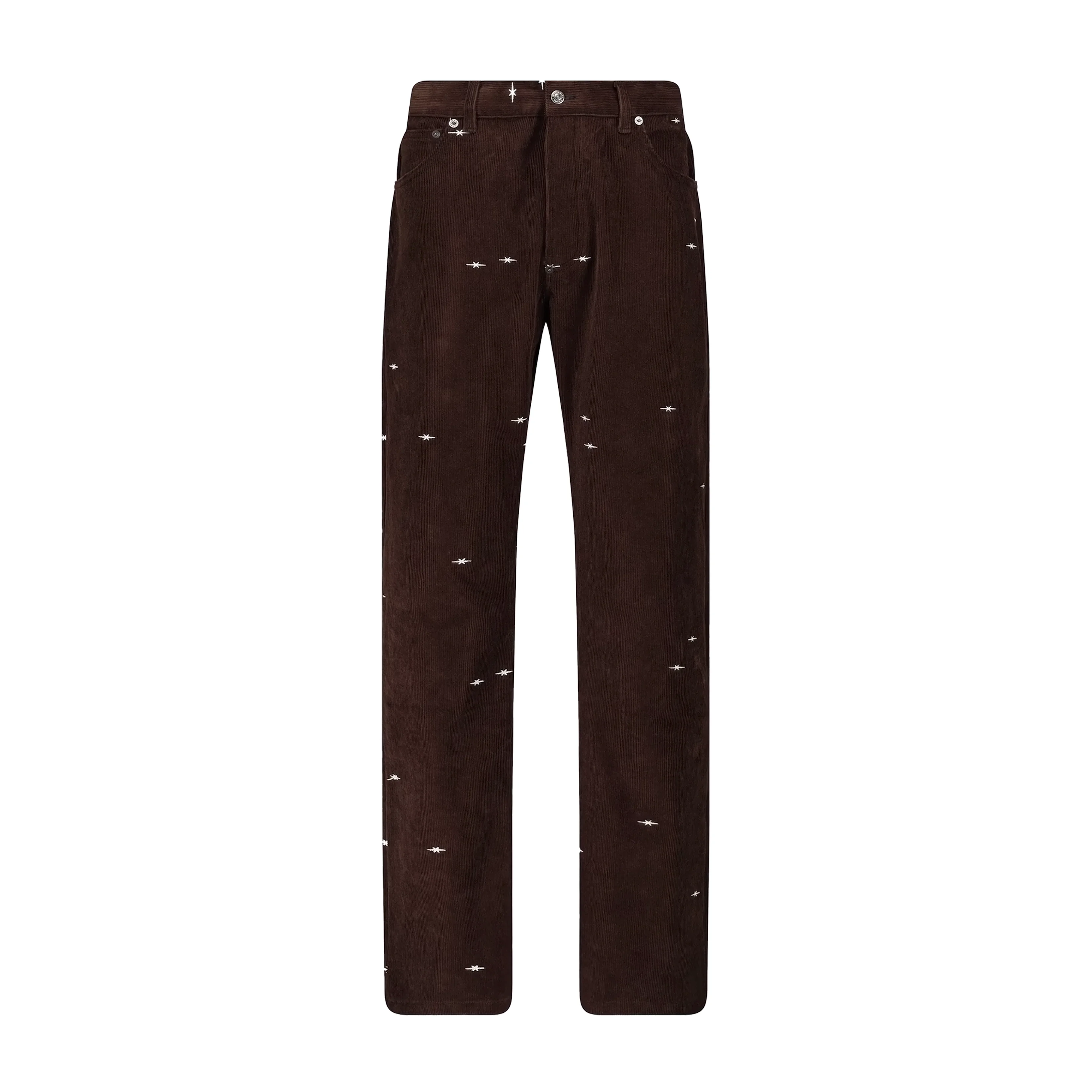PHIPPS All-Over Star Logo Pants Brown - 1