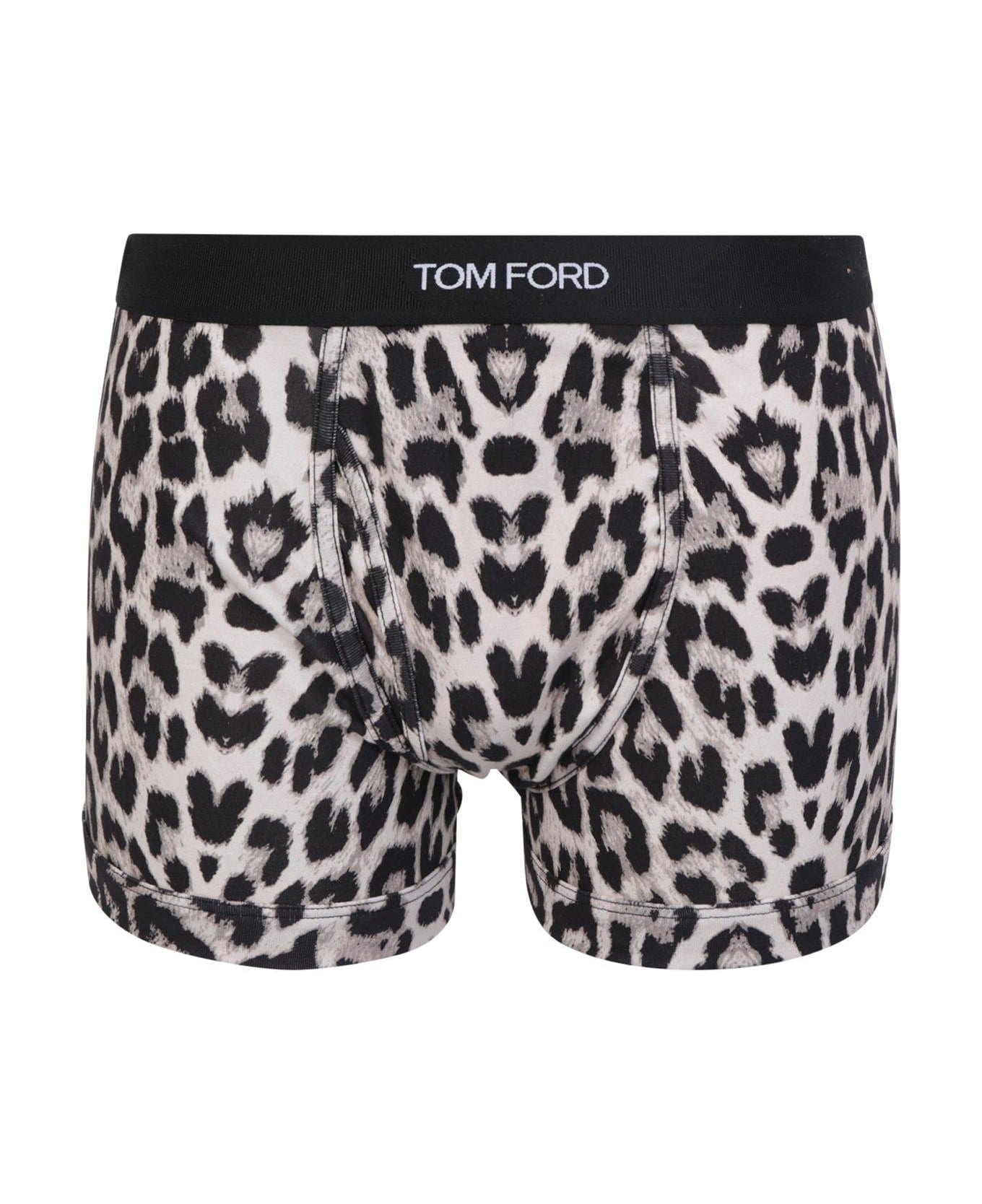 Tom Ford Animal Print Skinny Cut Boxers - 1