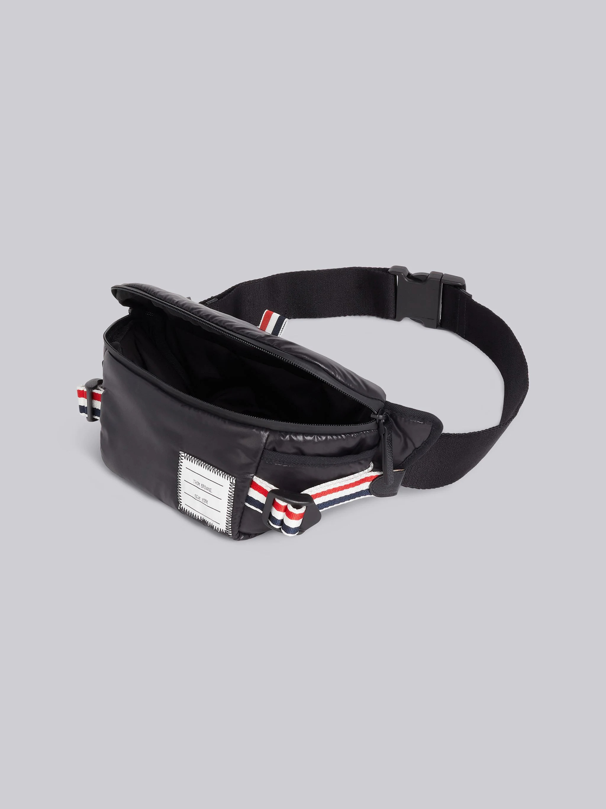 Black Ripstop Tricolor Webbing Bumbag - 5