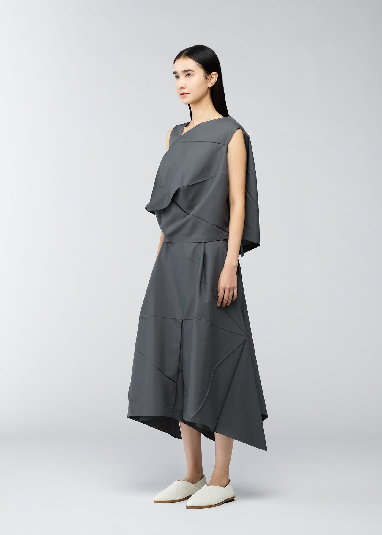FRACTAL SOLID BLOUSE - 4