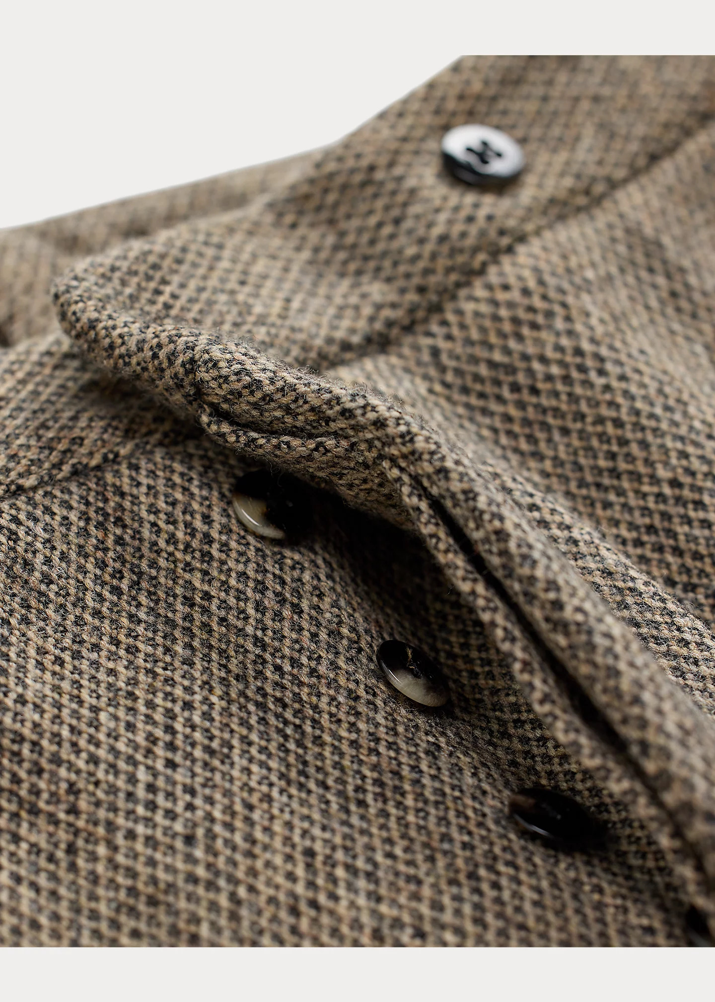 Slim Fit Wool Dobby Suit Trouser - 7
