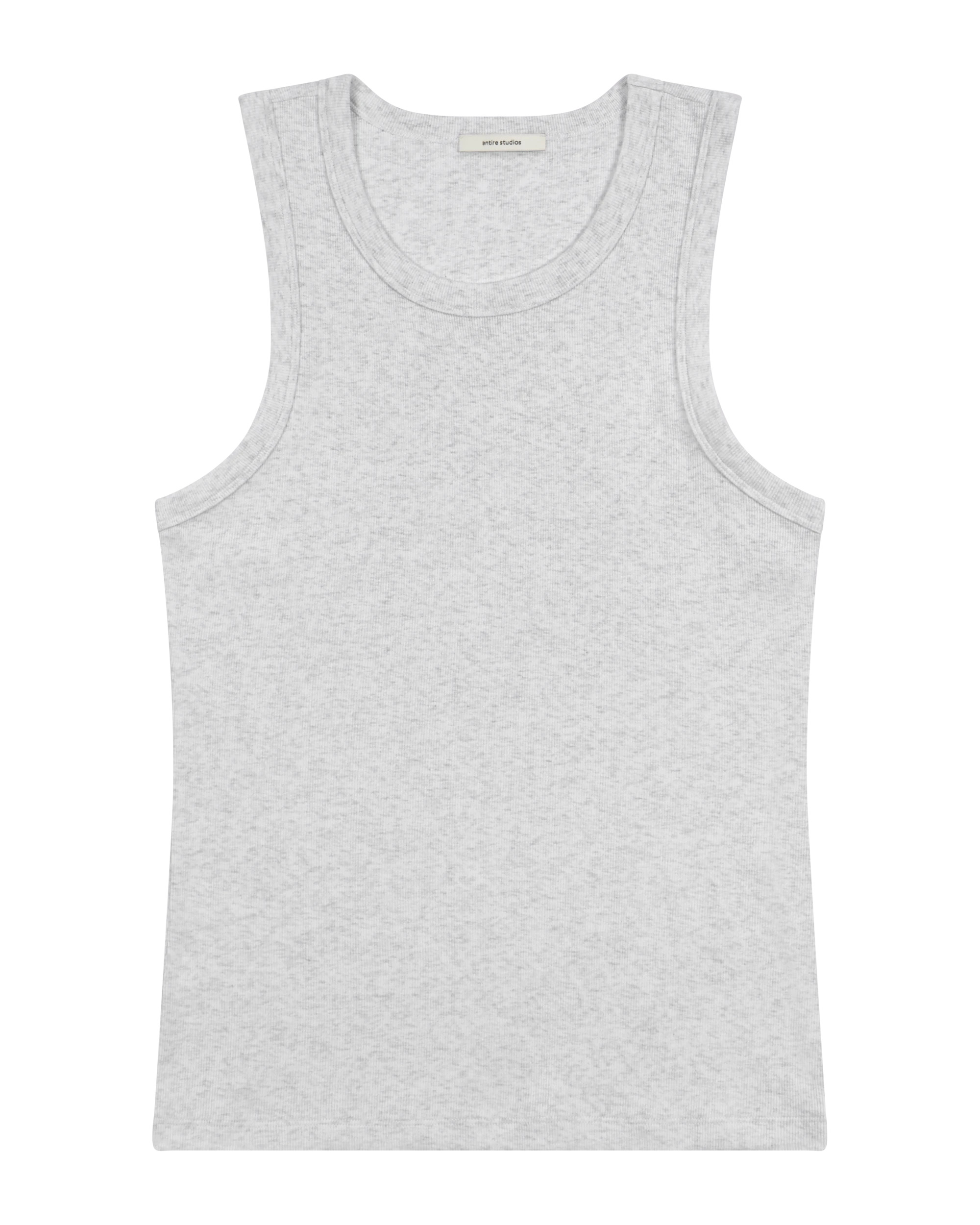 RIB TANK HEATHER GREY - 4
