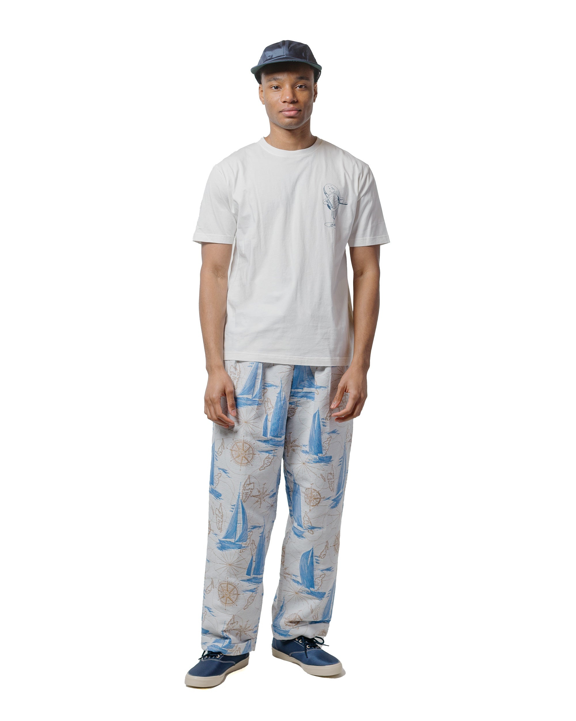 Sperry Top-Sider Print Tee (ANTI-SLIP) White - 4