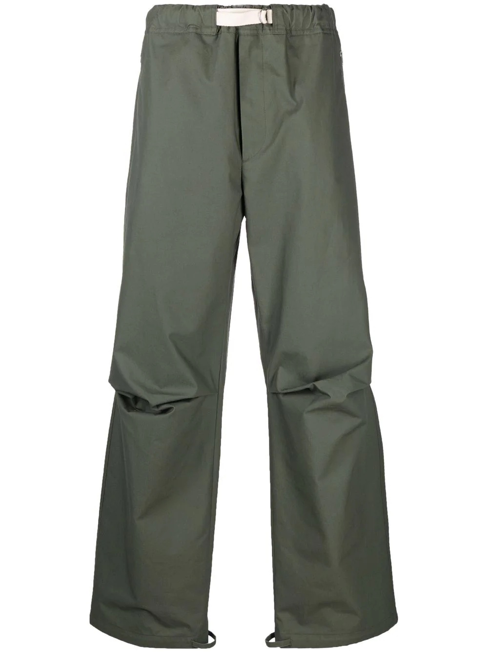 relaxed straight-leg trousers - 1