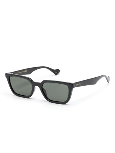 GUCCI rectangle-frame sunglasses outlook