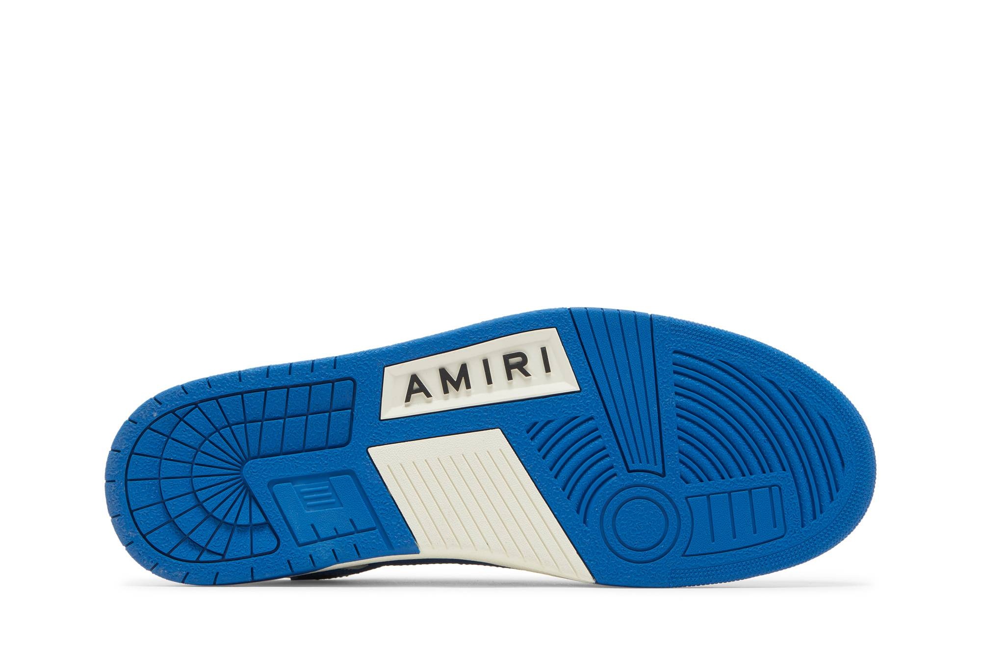 Amiri Skel Top Low 'White Blue' - 4