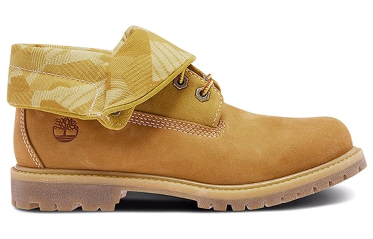 (WMNS) Timberland Roll Top Boots Basic 'Wheat Yellow' A28AT - 2