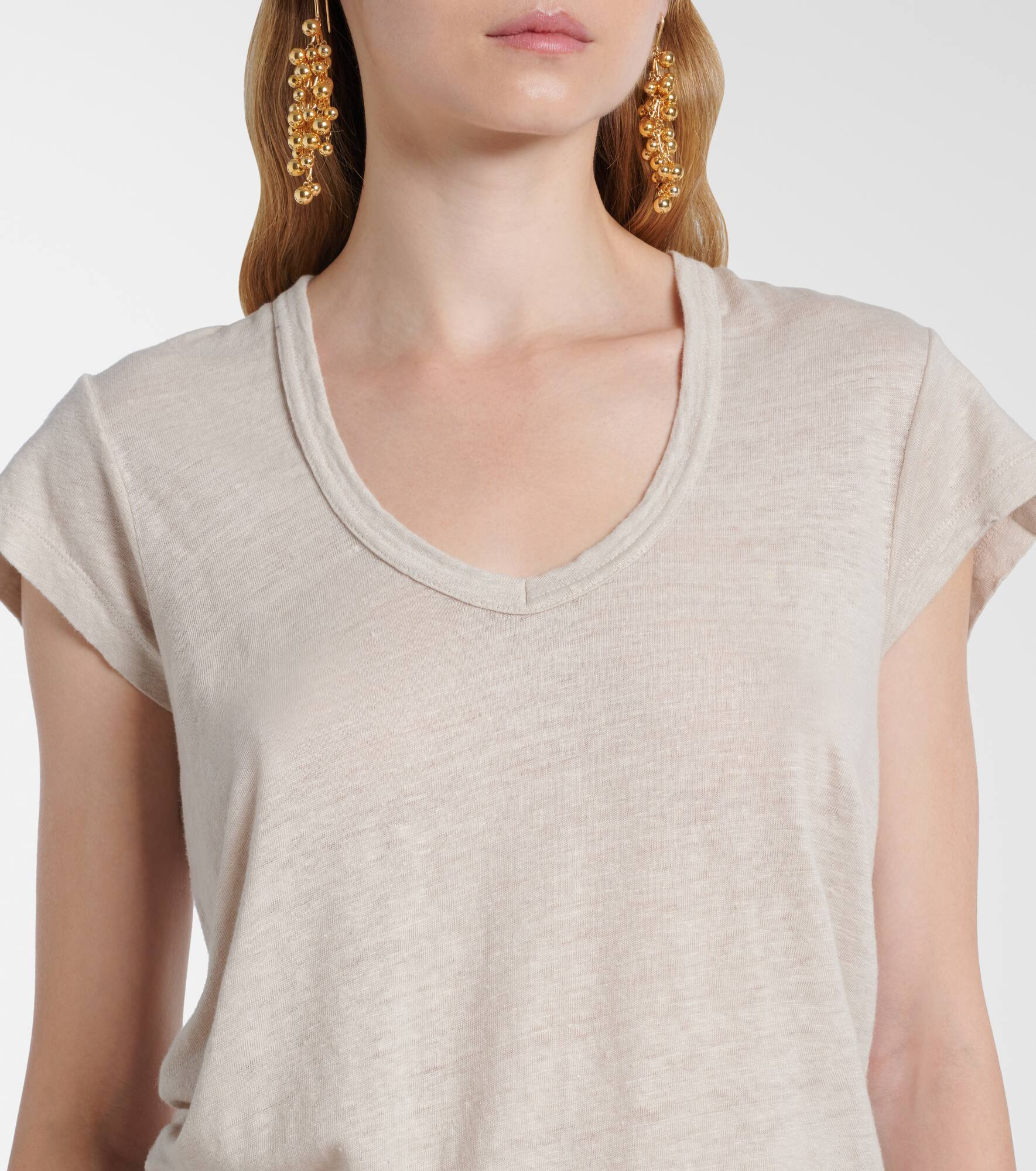 Linen T-shirt - 4
