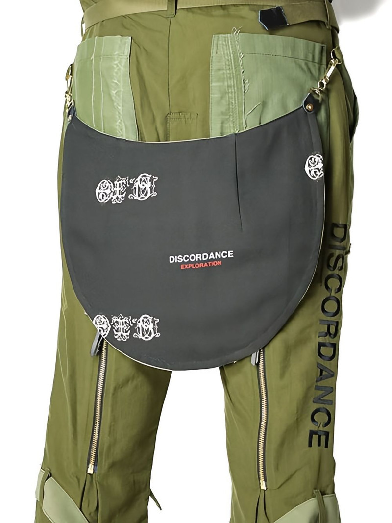 logo-print cargo trousers 5