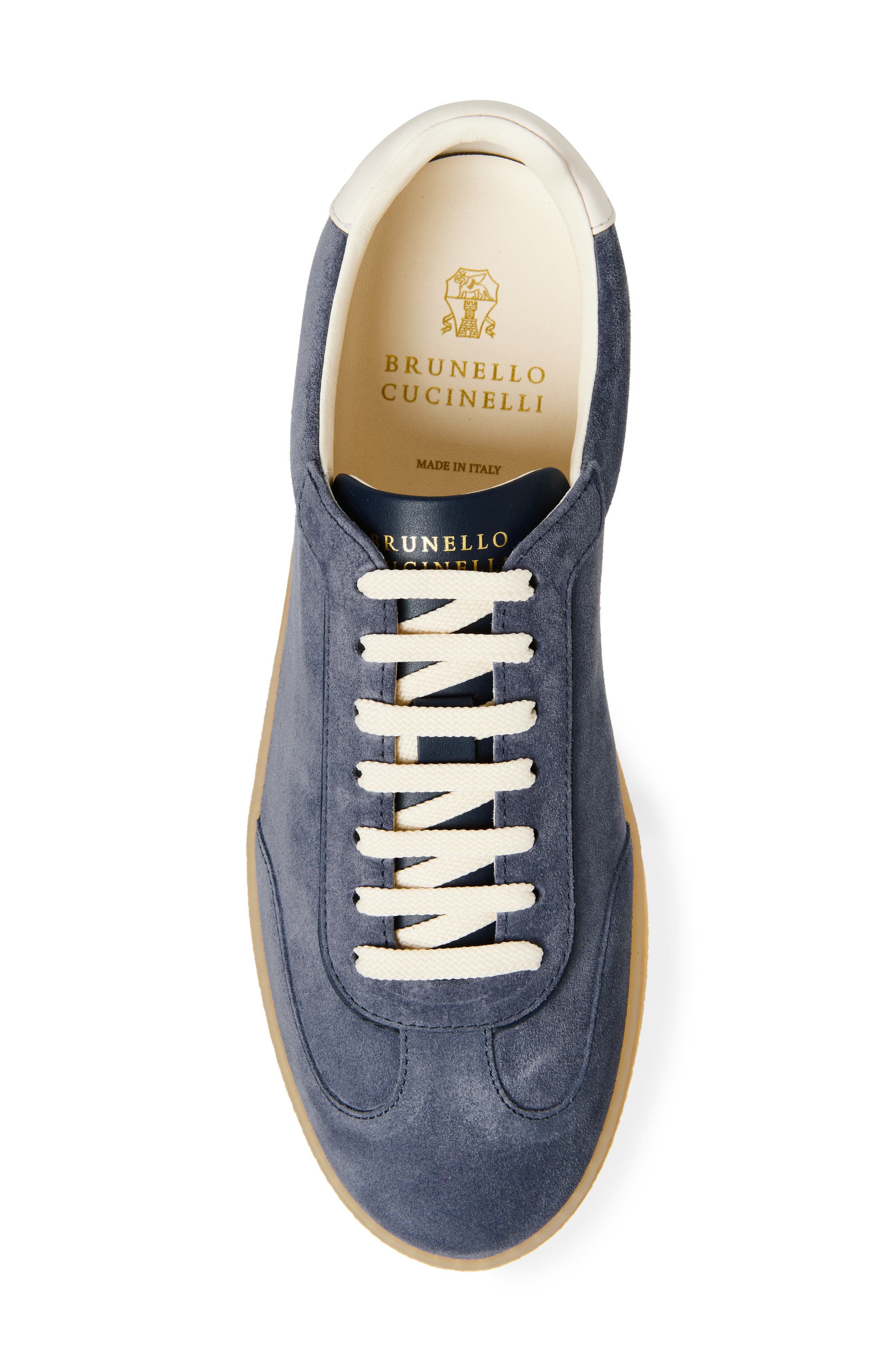 Brunello Cucinelli Low Top Sneaker in Cdc04 Light Blue at Nordstrom - 5