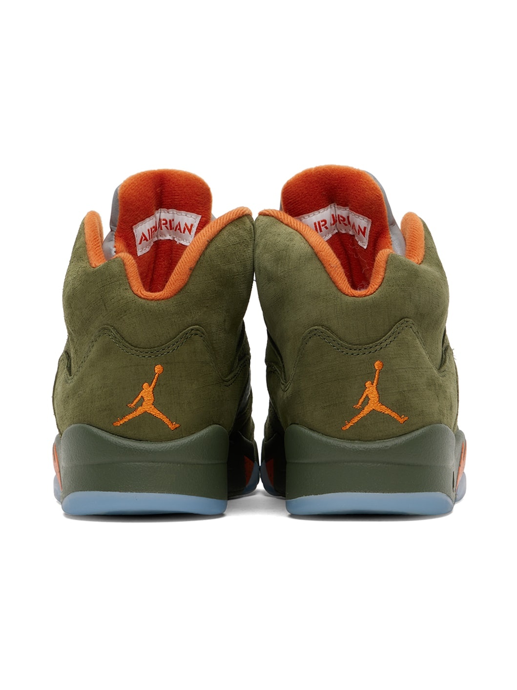 Green Air Jordan 5 Sneakers - 2