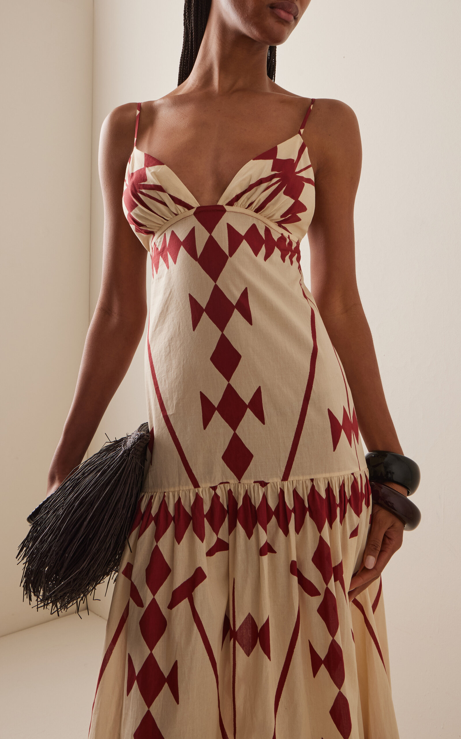 Zea Palm Cotton Maxi Dress multi - 3