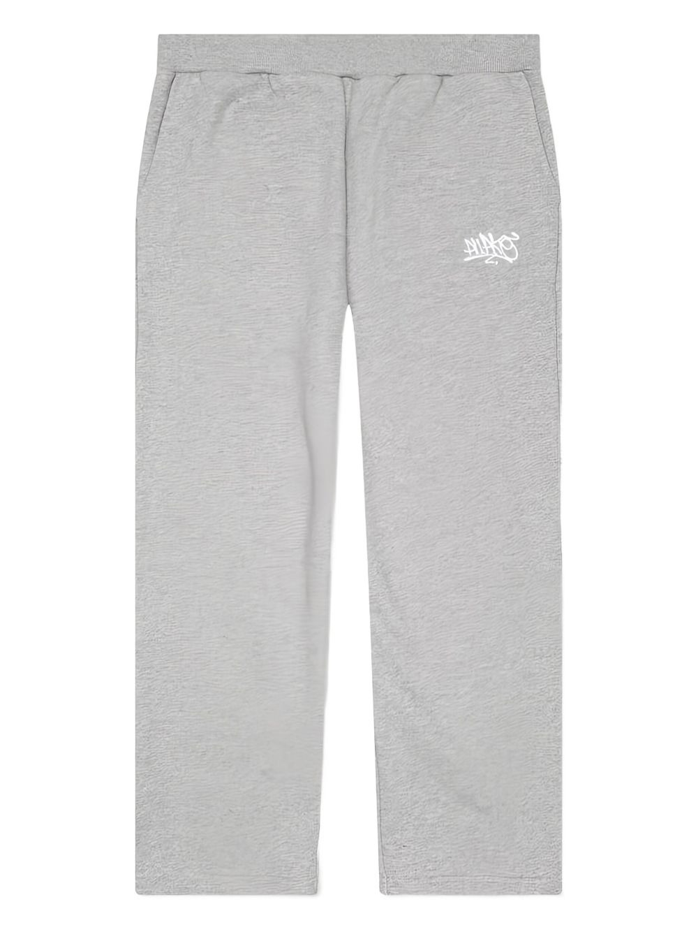 embroidered elasticated sweatpants - 1