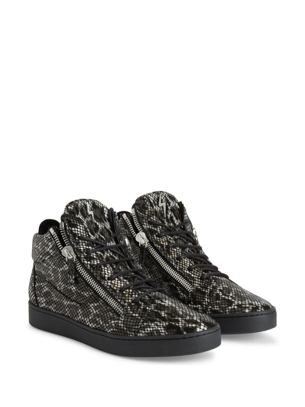 Kriss leopard-print hi-top sneakers - 2