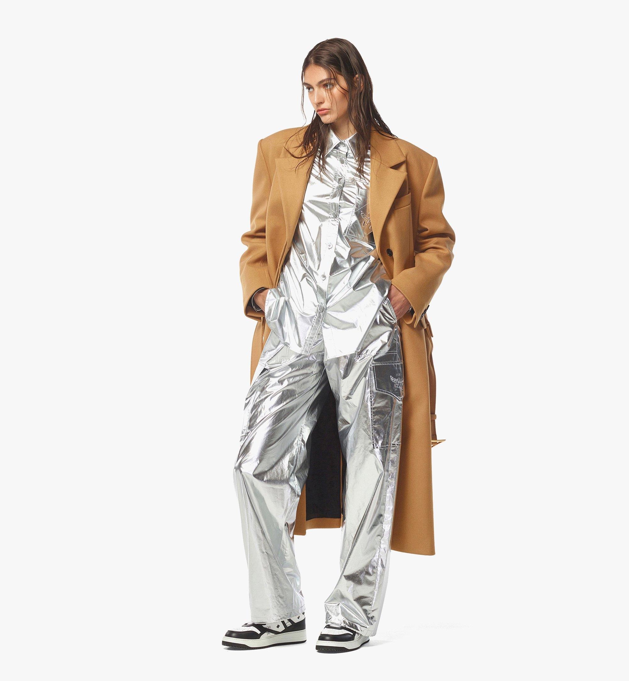 Wool-Cashmere Coat w/ Pocket Belt - 6