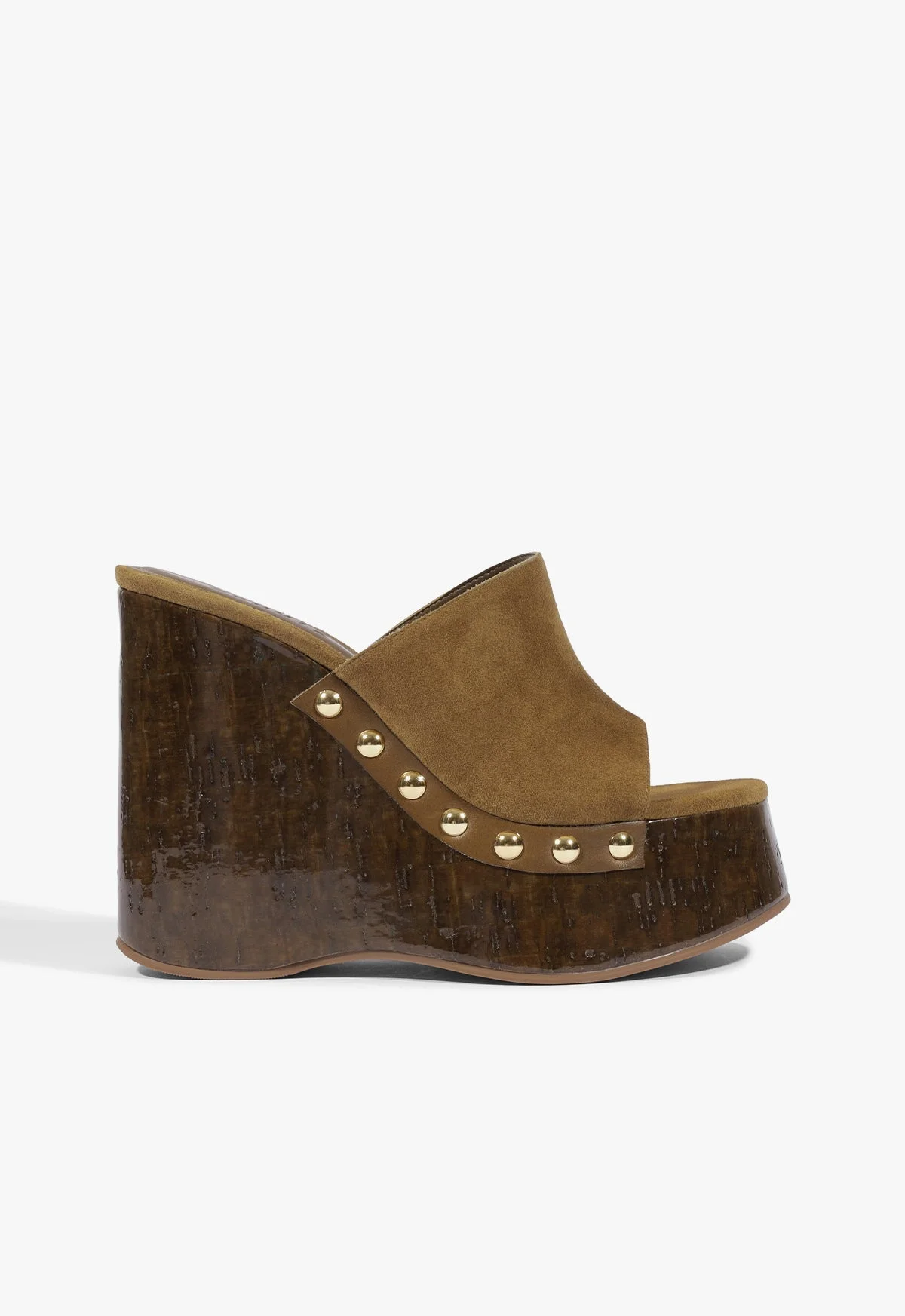 Dalle Studs Suede Sandal - 1