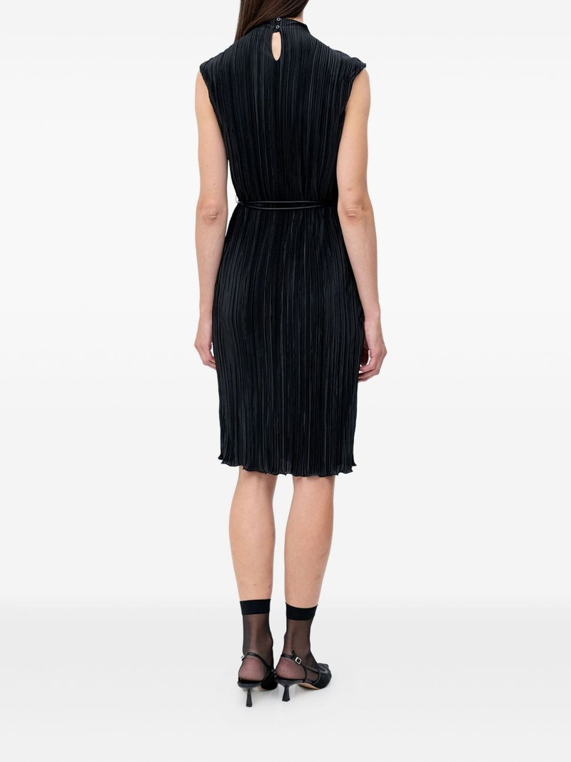 HUGO pleated midi dress outlook