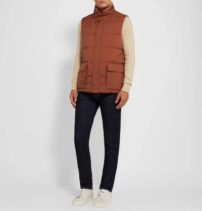 Loro Piana Storm System Quilted Shell Hooded Gilet outlook