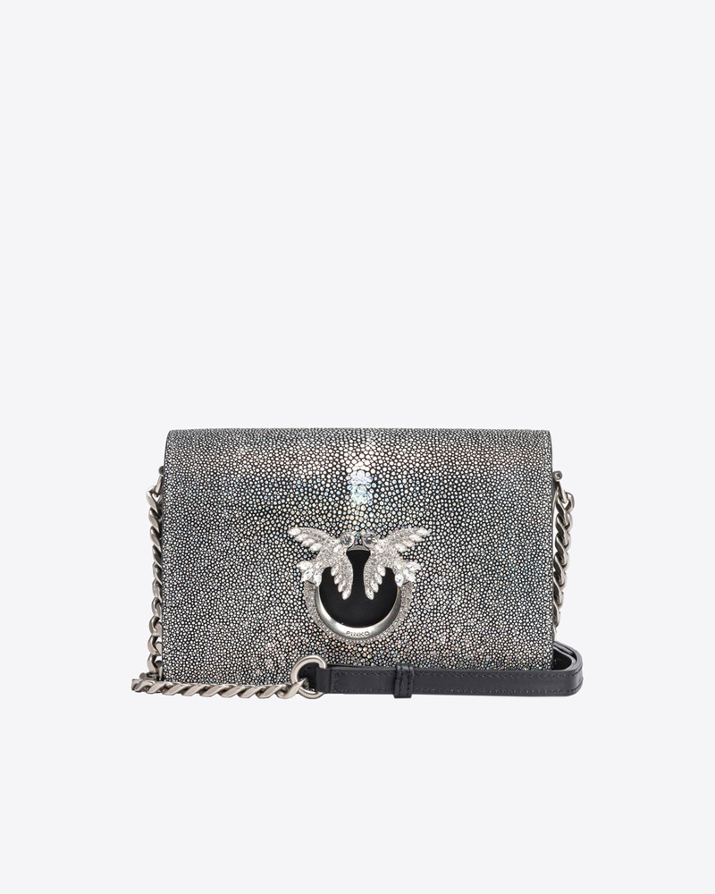 PINKO GALLERIA STINGRAY MINI LOVE BAG CLICK 1