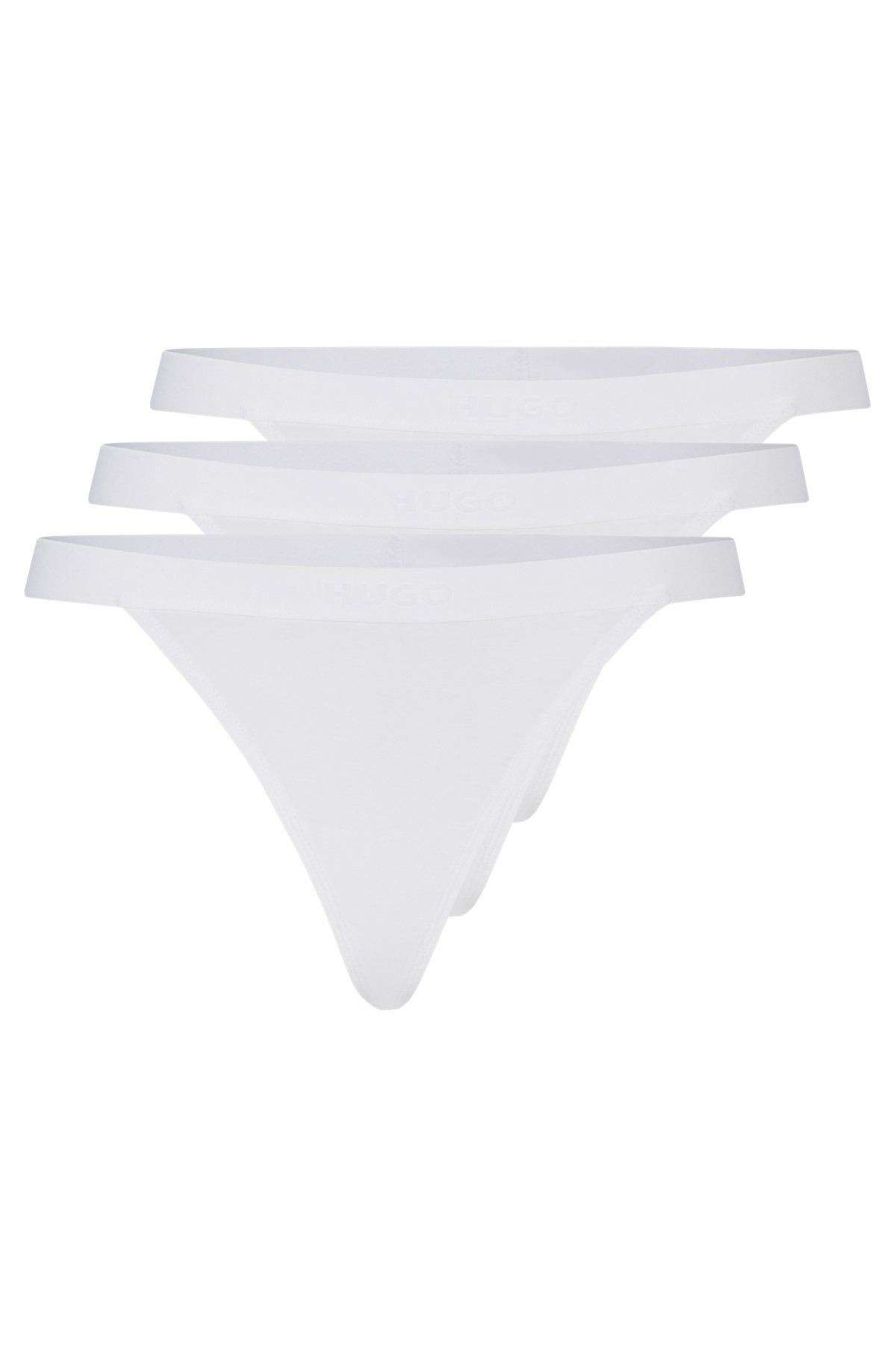 STRING BRIEFS IN STRETCH MODAL WITH LOGO WAISTBAND - 1