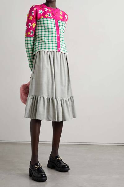 Comme des Garçons GIRL Tiered wool midi skirt outlook