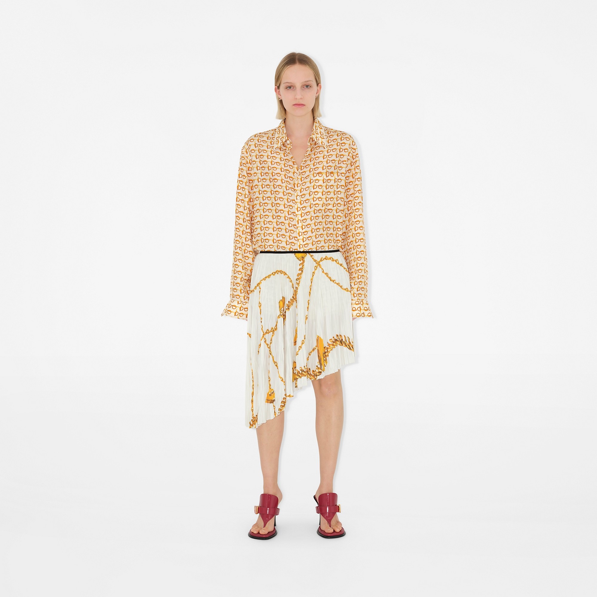 Shield Hardware Jersey Skirt - 2