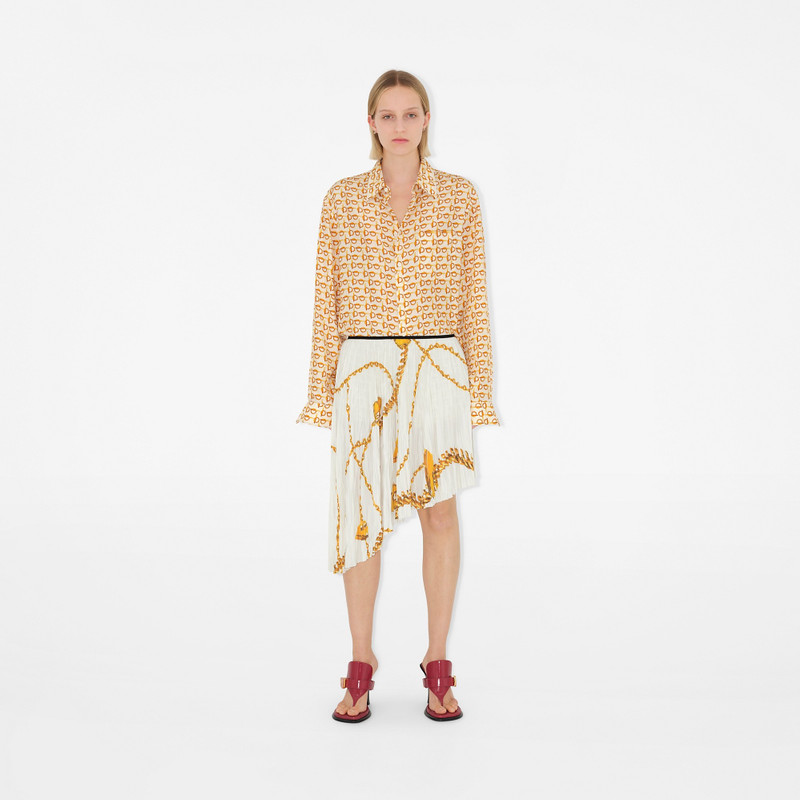 Burberry Shield Hardware Jersey Skirt outlook
