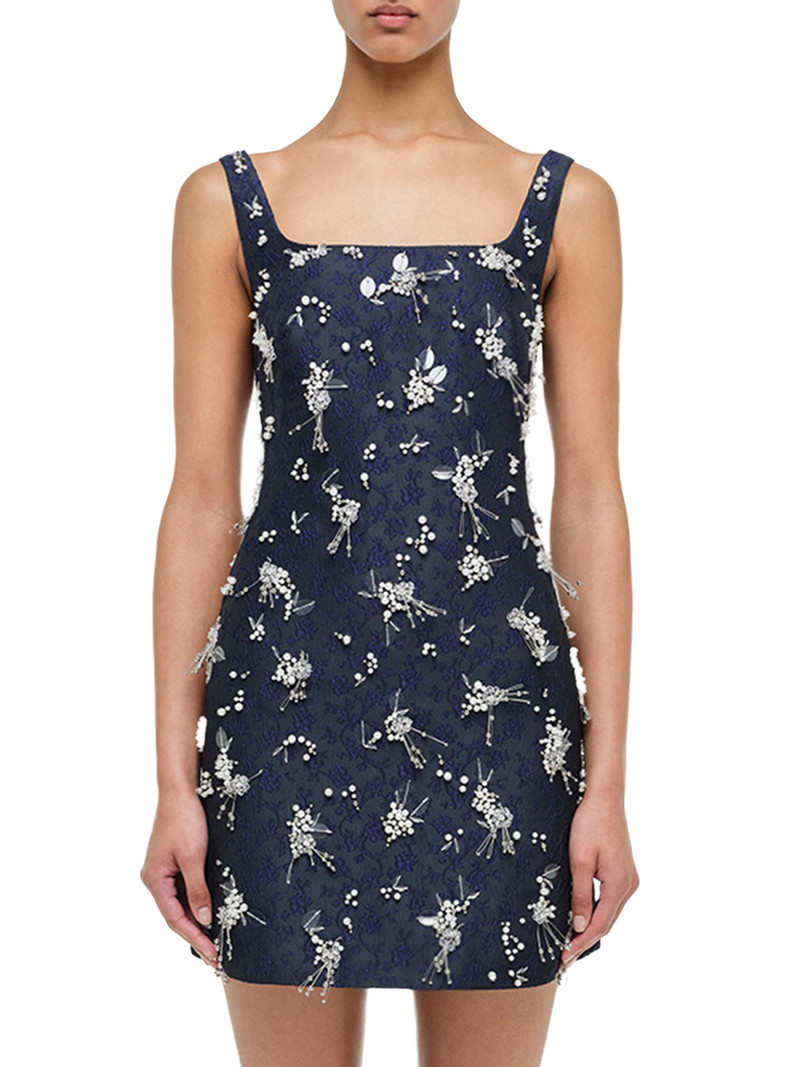 Women's Viva Embellished Sleeveless Minidress - Midnight 1