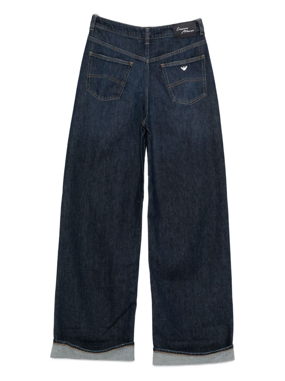 Wide-leg denim jeans - 2
