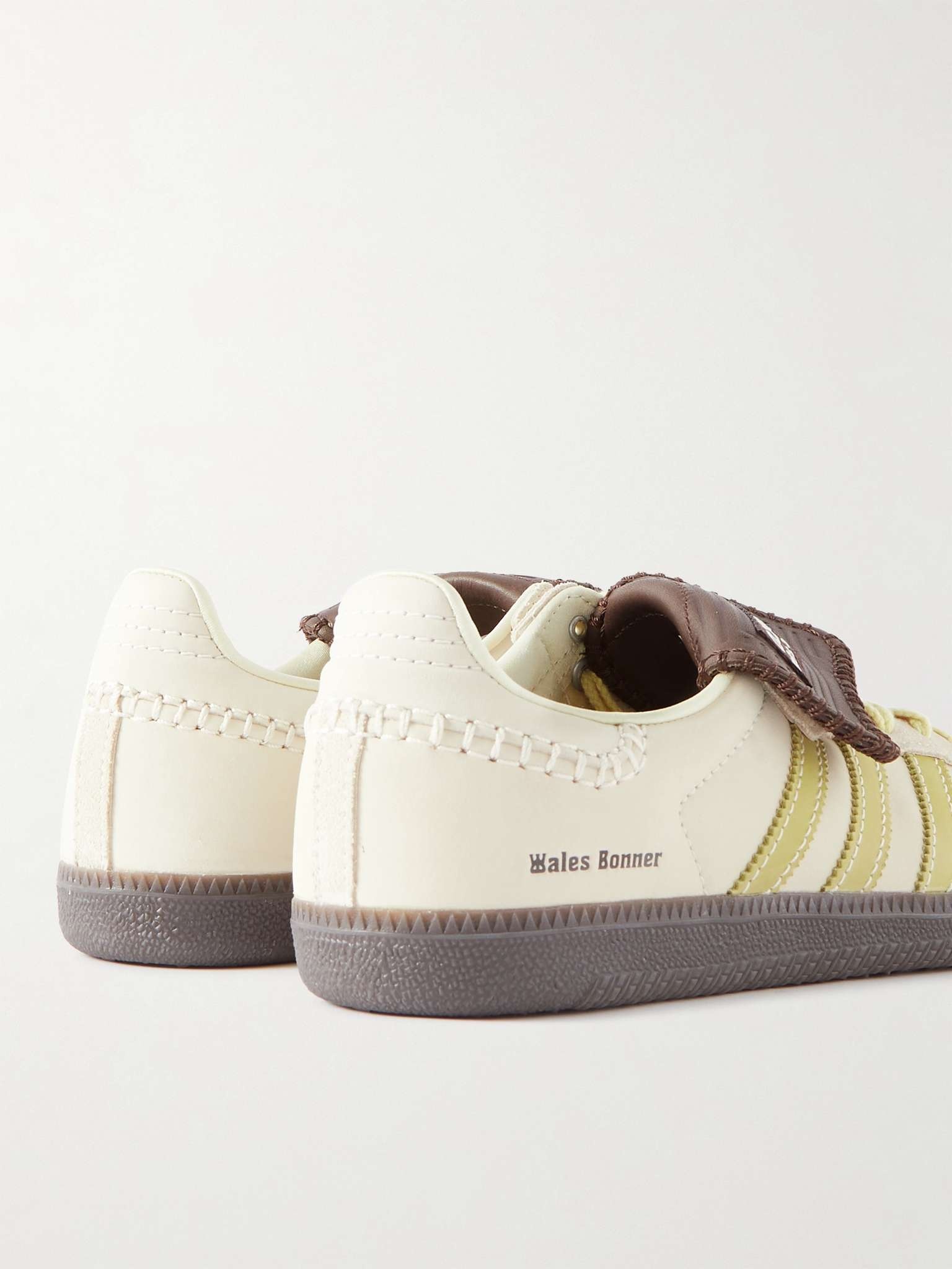 + Wales Bonner Rubber-Trimmed Suede Sneakers - 5