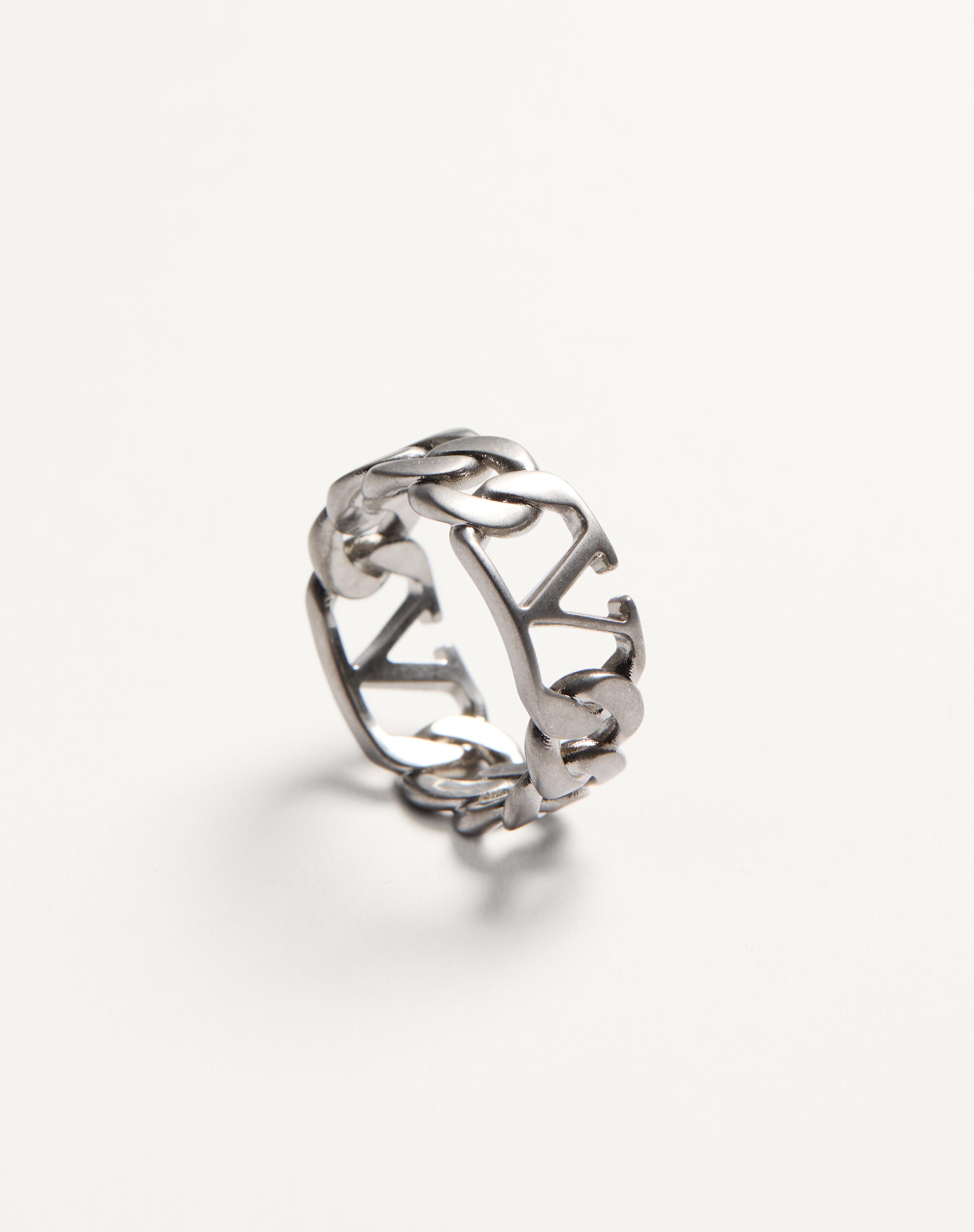 VLOGO SIGNATURE METAL RING - 4