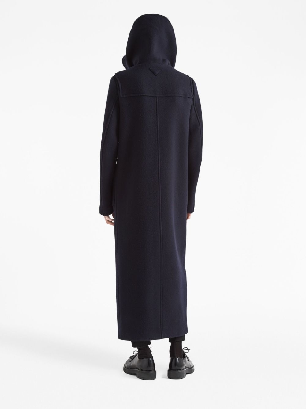 double-breasted wool duffle coat - 3