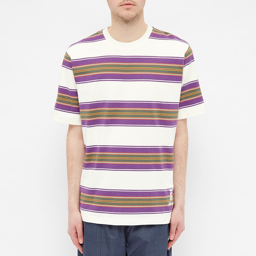 Stussy Multi Stripe Crew Tee - 3