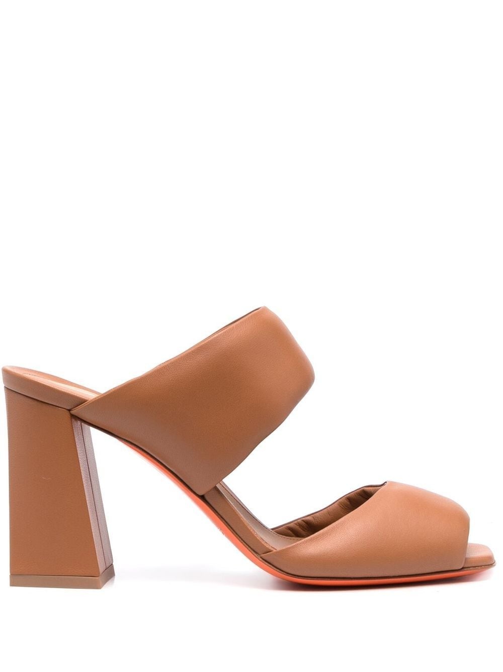 90mm Cactus open-toe mules - 1