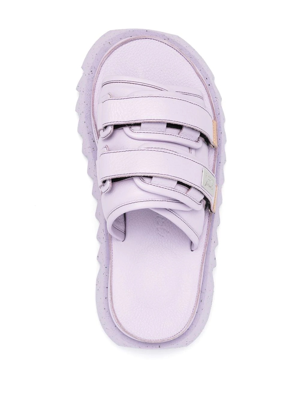 open-toe touch-strap slides - 4
